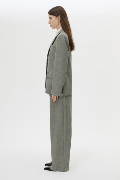 Camilla and Marc | Ren Single Breasted Blazer - Charcoal Herringbone