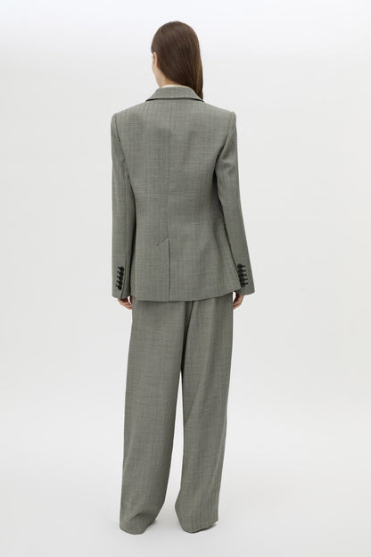 Camilla and Marc | Ren Single Breasted Blazer - Charcoal Herringbone
