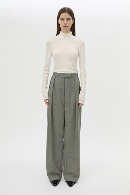 Camilla and Marc | Ren Pant - Charcoal Herringbone