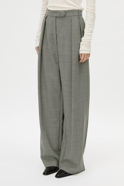 Camilla and Marc | Ren Pant - Charcoal Herringbone