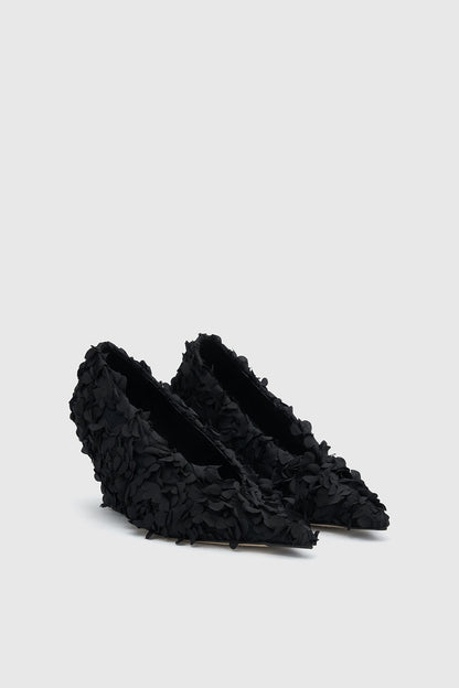 Camilla and Marc | Rhys Petal Pump - Black