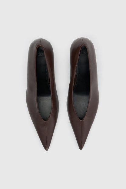 Camilla & Marc | Rhys Leather Pump - Espresso