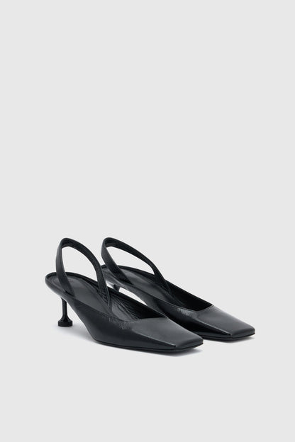 Camilla and Marc | Sara Kitten Heel - Black