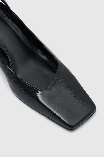 Camilla and Marc | Sara Kitten Heel - Black