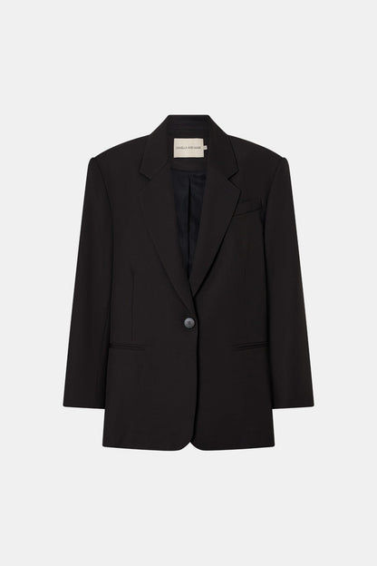 Camilla & Marc | Saxony Oversized Blazer - Espresso Pindot