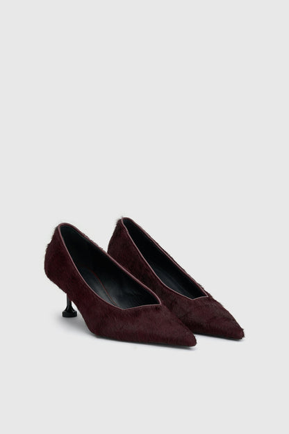 Camilla and Marc | Siri Pony Pump - Burgundy