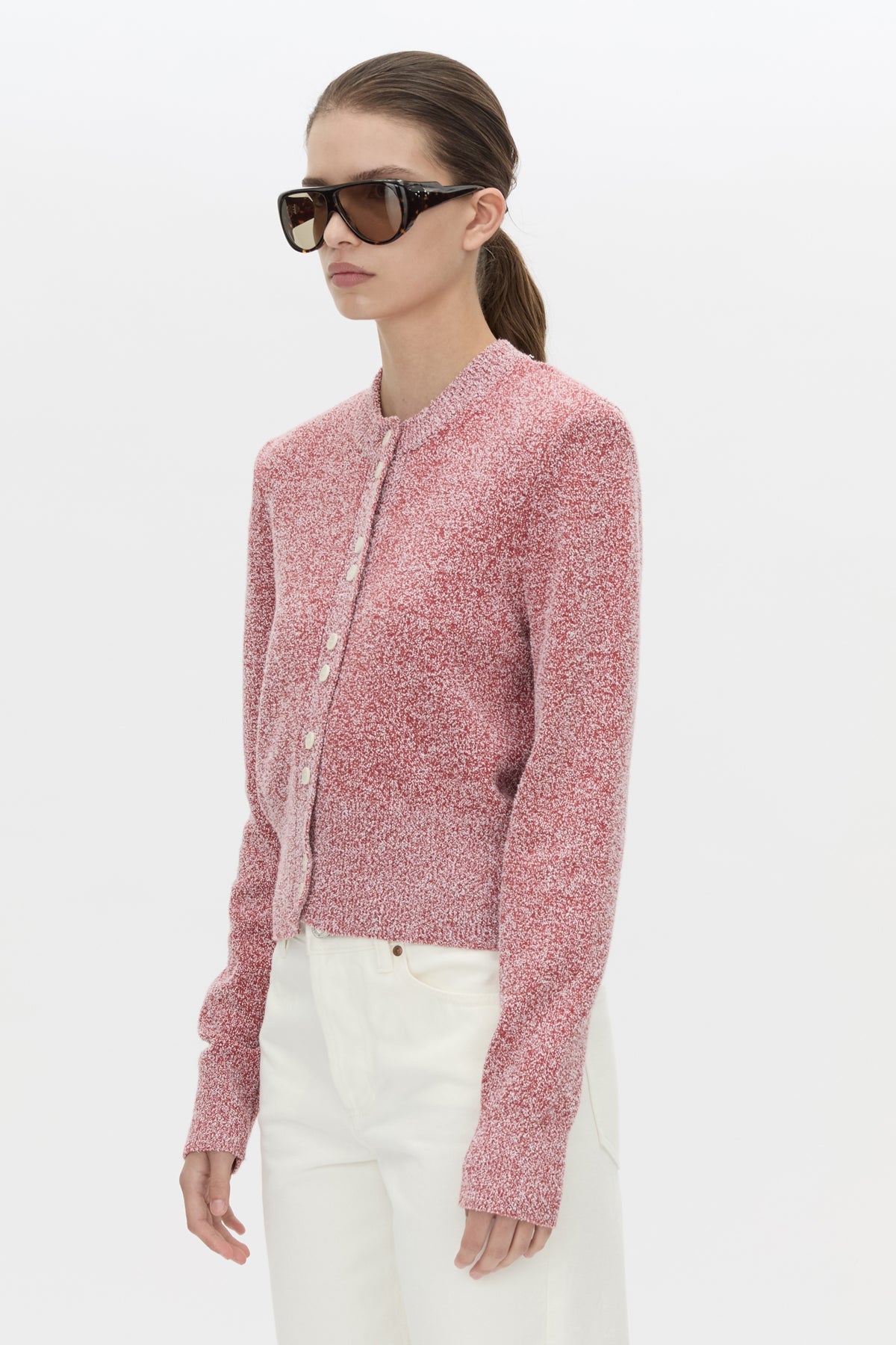 Camilla & Marc | Soleo Textured Knit Cardigan - Watermelon