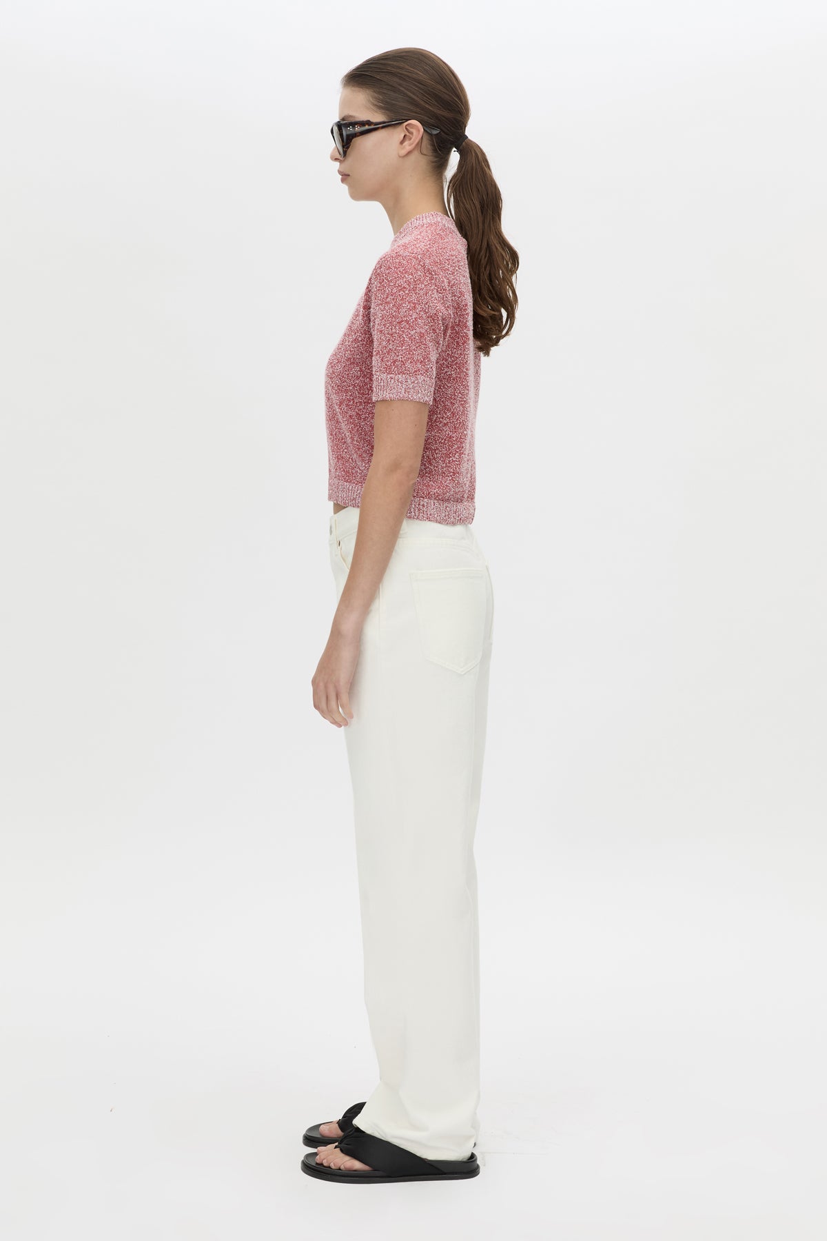 Camilla & Marc | Soleo Textured Knit T.Shirt - Watermelon