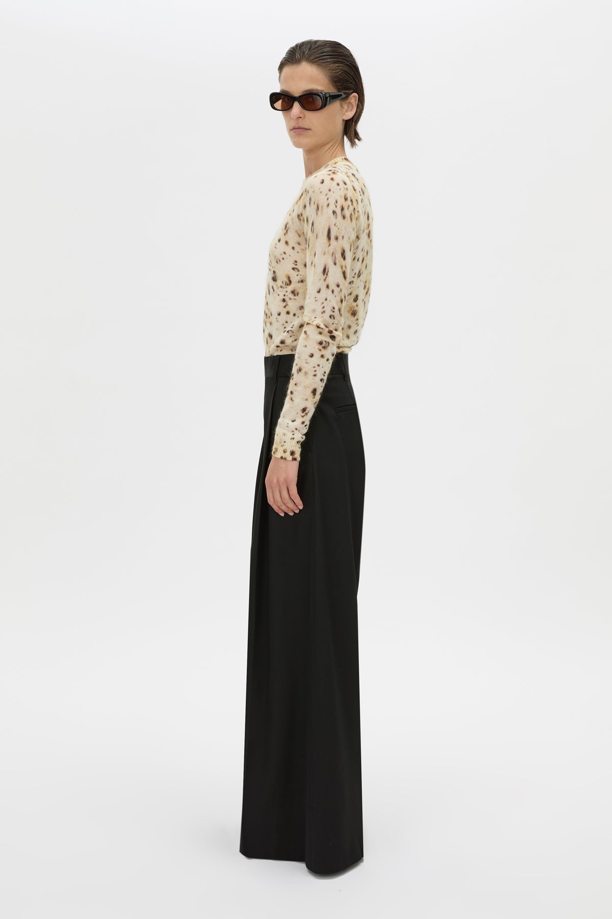 Camilla & Marc | Teneva Printed Knit Sweater - Spot