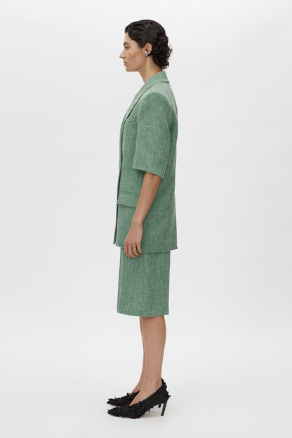 Camilla and Marc | Terence Blazer - Green Marble