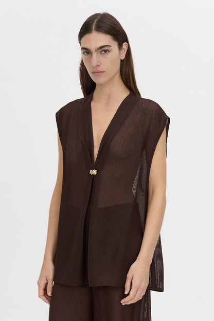 Camilla & Marc | Tessara Top - Chocolate