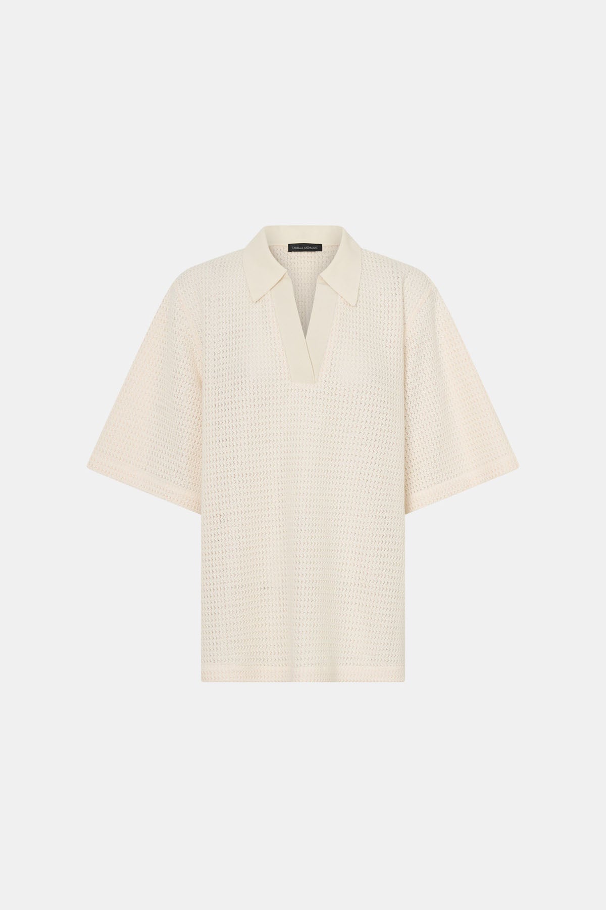 Camilla and Marc | Turrell Collared Tee - Ivory