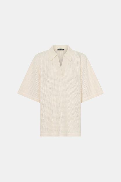 Camilla and Marc | Turrell Collared Tee - Ivory