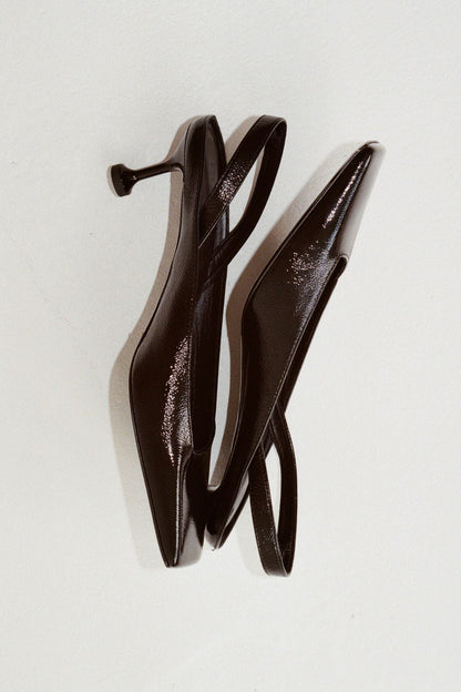 Camilla and Marc | Sara Kitten Heel - Black