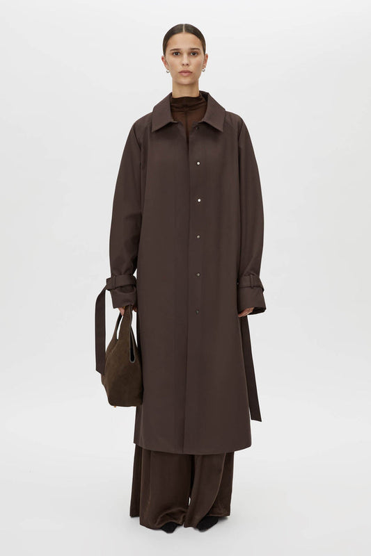 Camilla and Marc | Dia Car Coat - Bitter Chocolate