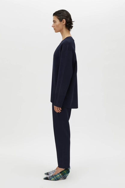 Camilla and Marc | Lyndon Knit Pant - Navy