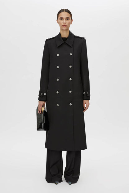 Camilla and Marc | Pilotis Trench Coat - Black