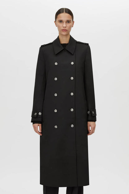 Camilla and Marc | Pilotis Trench Coat - Black