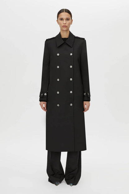 Camilla and Marc | Pilotis Trench Coat - Black