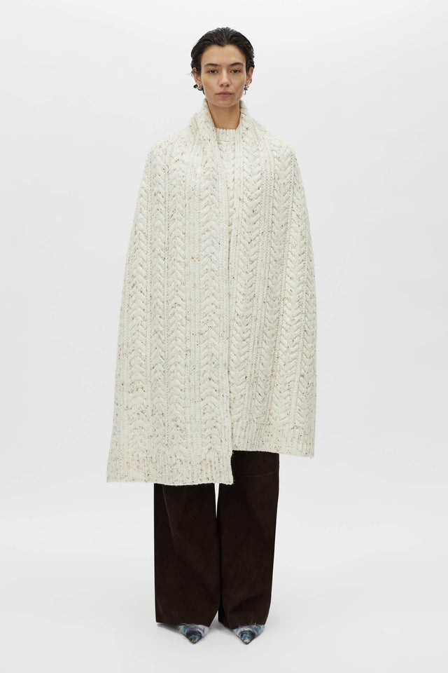 Camilla and Marc | Terrazzo Scarf - Cream Fleck