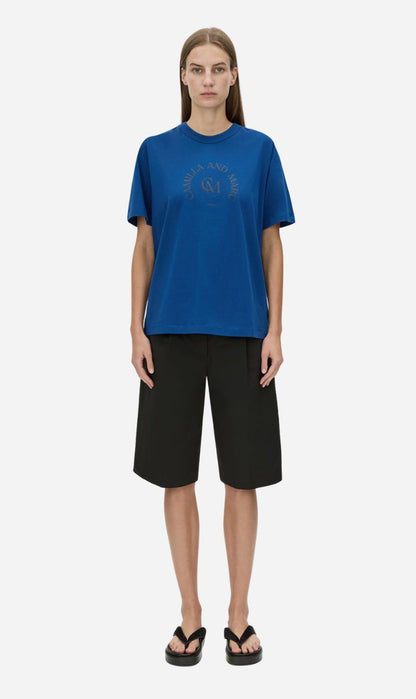 Camilla and Marc | Karine Graphic Tee - Royal Blue