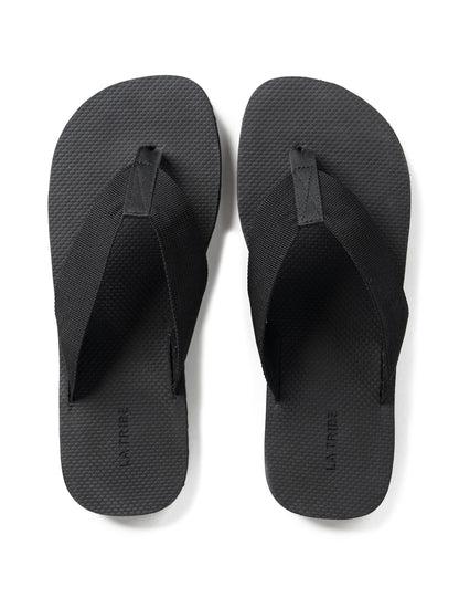 La Tribe | Canvas Thong - Black