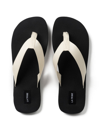 La Tribe | Canvas Thong - Cream