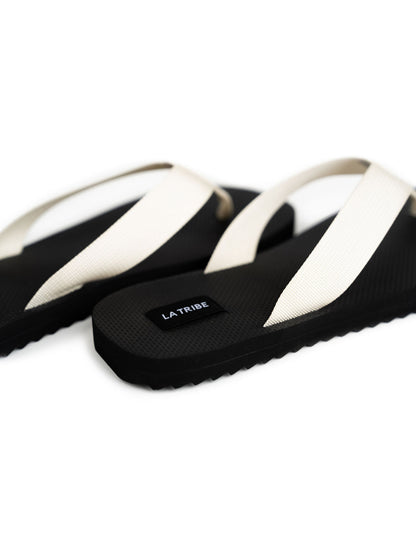 La Tribe | Canvas Thong - Cream