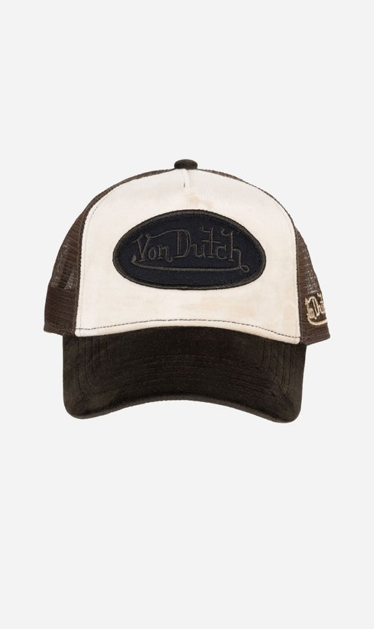 Von Dutch | Velvet Patch Trucker - Taupe/Brown