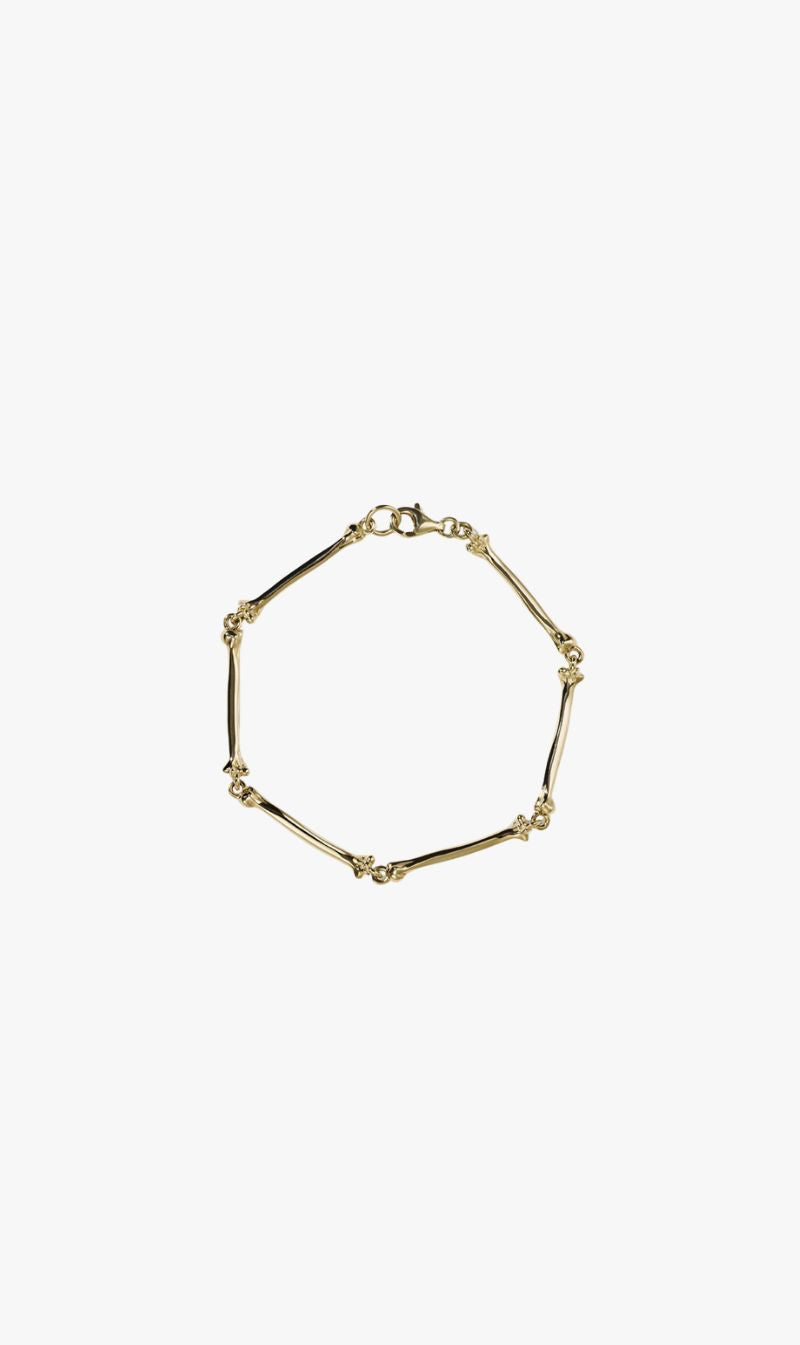 Meadowlark | Bone Bracelet - Gold Plated