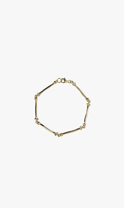 Meadowlark | Bone Bracelet - Gold Plated