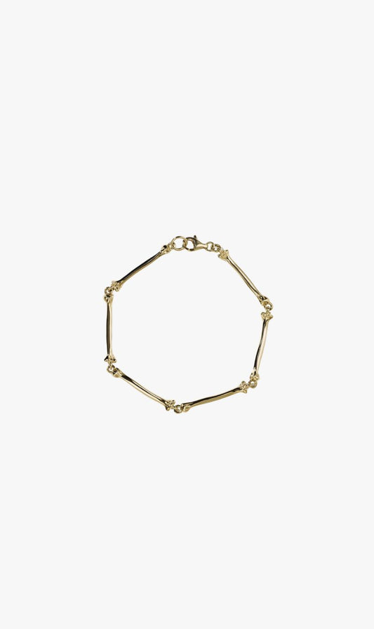 Meadowlark | Bone Bracelet - Gold Plated