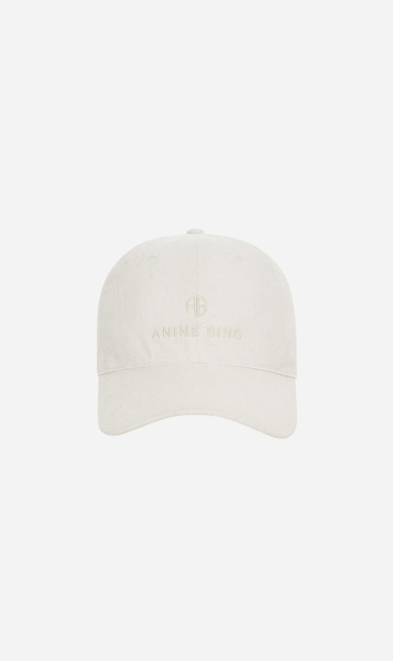 Anine Bing | Jeremy Baseball Cap - Ivory