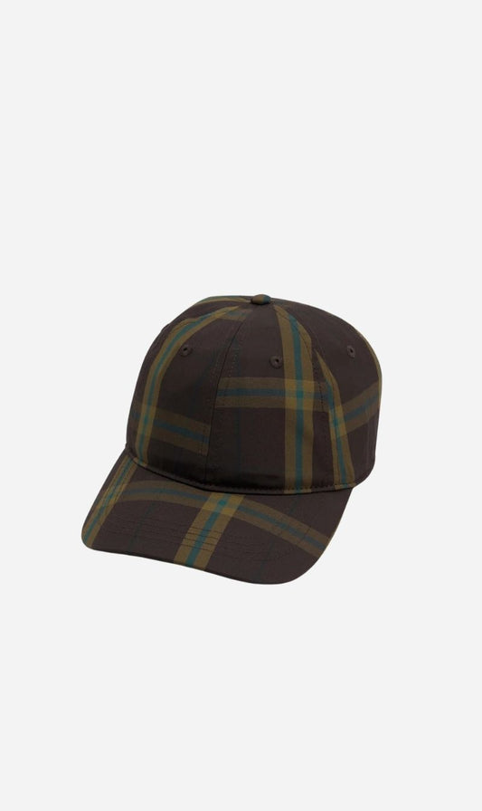 Camilla & Marc | Winton Check Logo Cap - Espresso Check
