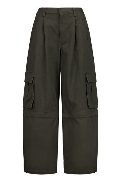 Rebe | Convertible Cargo Trouser - Olive Brown