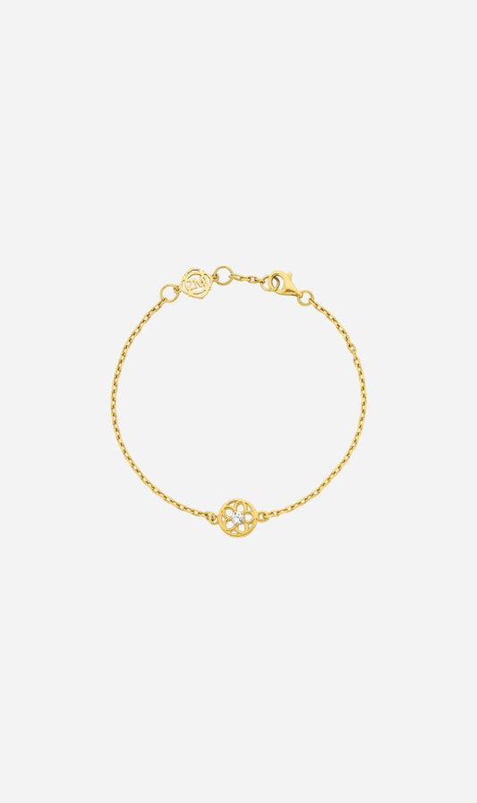 Zoe & Morgan | Manuka Bracelet - Gold/White Zircon