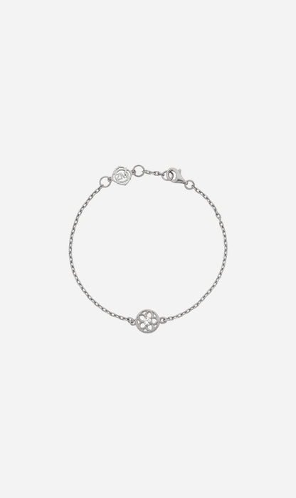 Zoe & Morgan | Manuka Bracelet - Silver/White Zircon