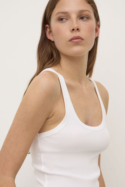 Assembly Label | Charlie Rib Tank - White