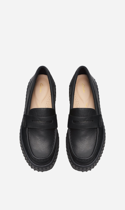 Clarks | Torhill Penny - Black Leather