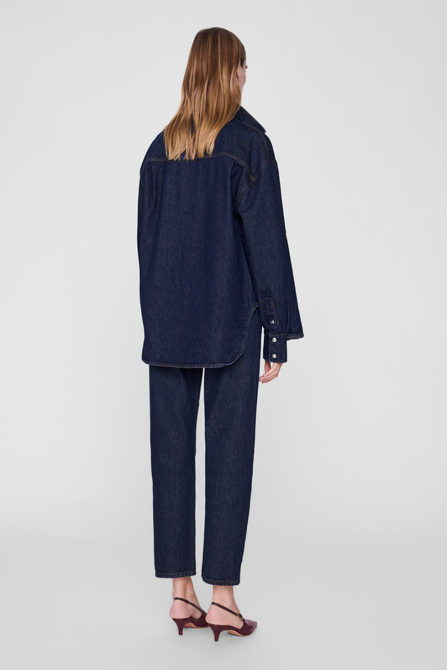 Anine Bing | Samy Shirt - Unwashed Blue