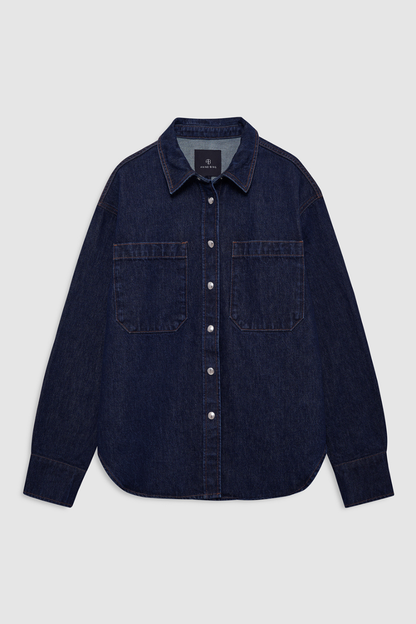 Anine Bing | Samy Shirt - Unwashed Blue