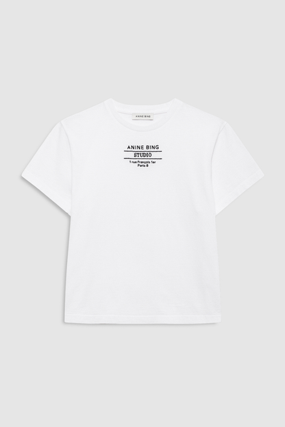 Anine Bing | Shelley Tee Studio - White
