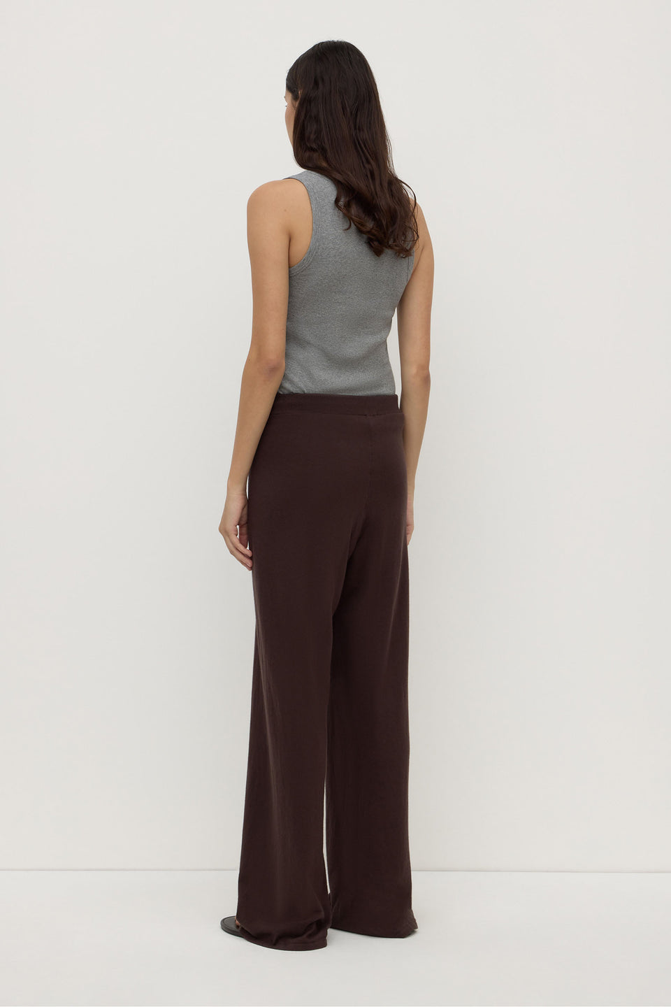 Assembly Label | Cotton Cashmere Lounge Pant - Ganache
