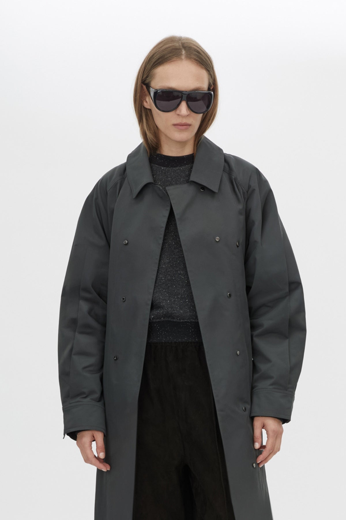 Camilla and Marc | Mahdavi Trench - Charcoal