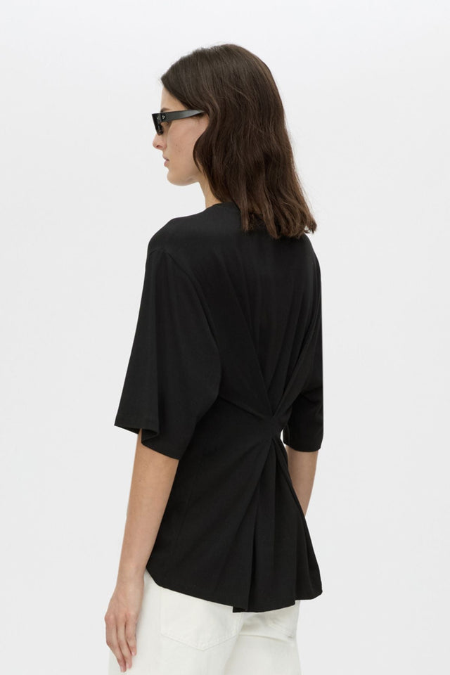 Camilla and Marc | Felton Draped Back Tee - Black