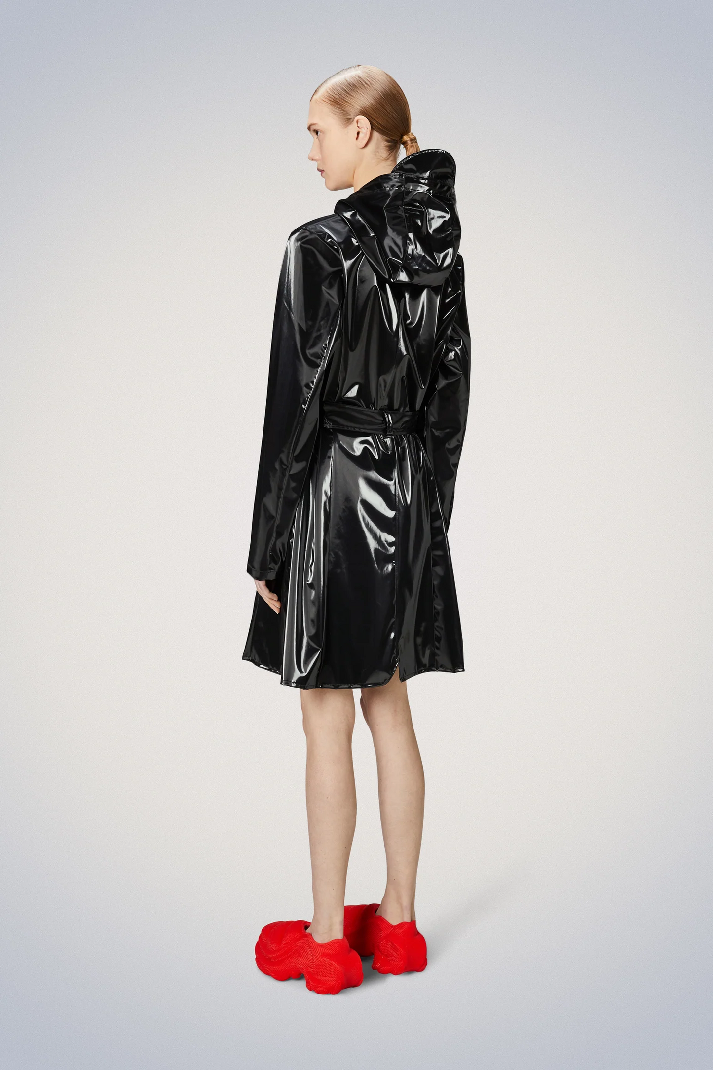 Rains | Curve Long Jacket - Night