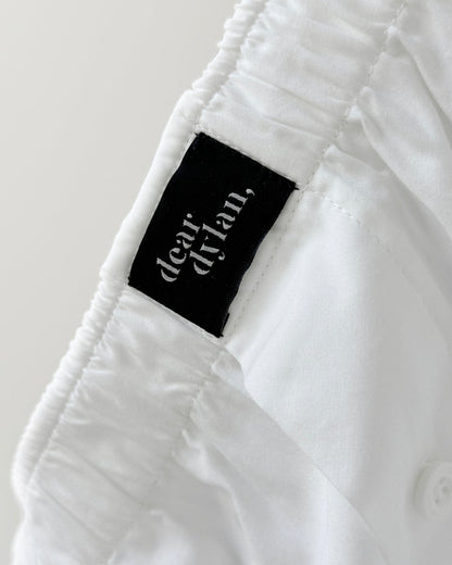 Dear Dylan | Boxer Short - Blanc
