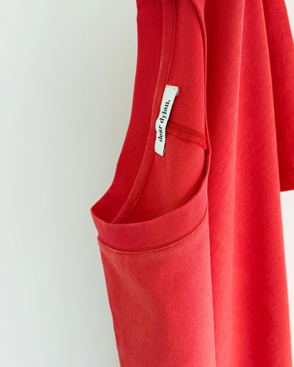 Dear Dylan | Dylan Oversized Tee - Vintage Red