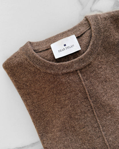 Dear Dylan | Cashmere Tee - Nutmeg