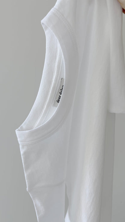 Dear Dylan | New Baby Tee - Blanc